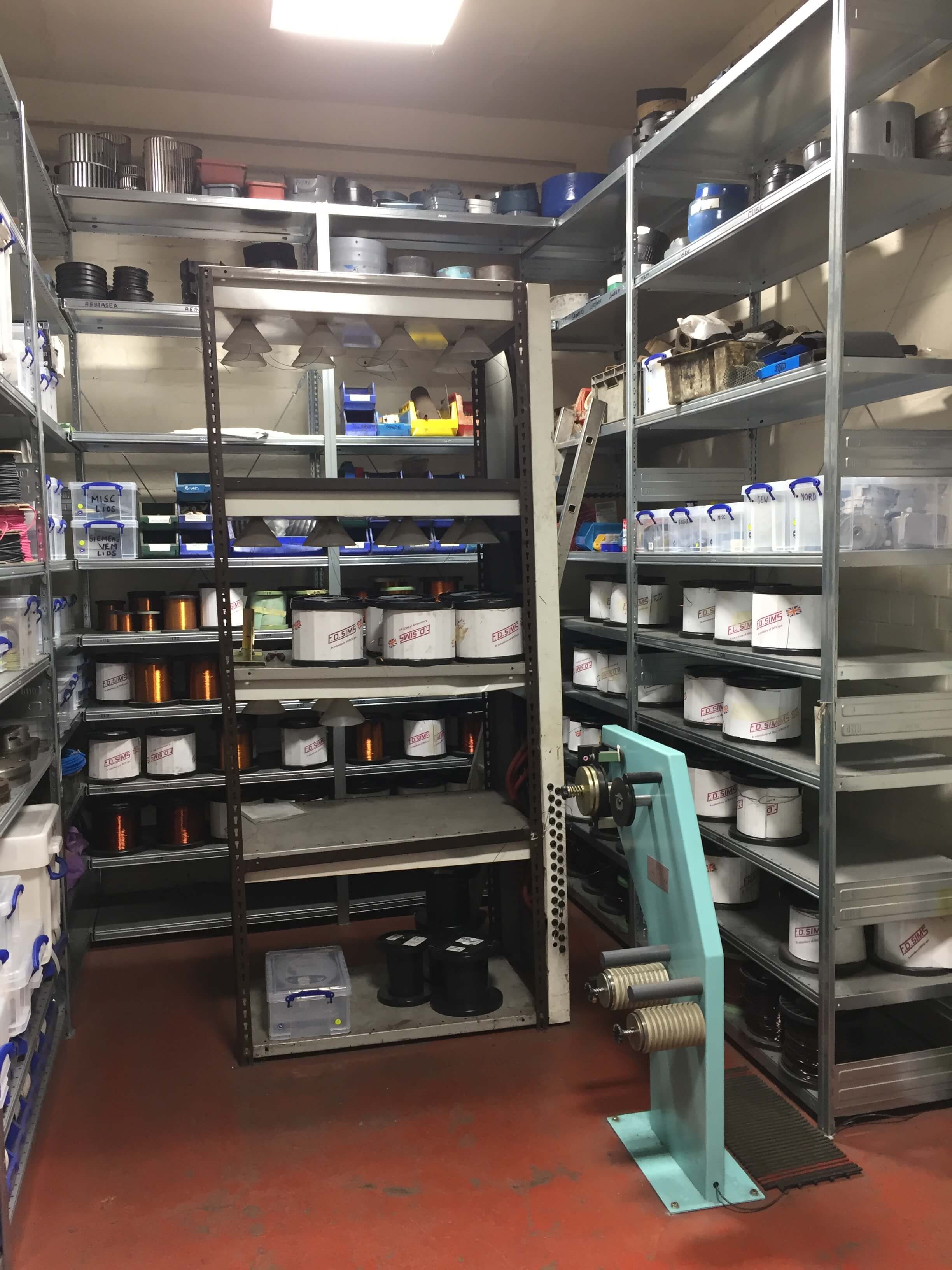 workshop store area